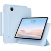 Jksml Magnetinis dėklas, skirtas Ipad Pro 11 colių M4 (2024), plonas trigubas sulankstomas stovas, palaiko Pieštukas Pro/usb-c ir automatinį miego/budėjimo režimą, neslystantis ir atsparus įbrėžimams Pu odos, žydros spalvos