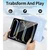 Jksml Magnetinis dėklas, skirtas Ipad Pro 11 colių M4 (2024), plonas trigubas sulankstomas stovas, palaiko Pieštukas Pro/usb-c ir automatinį miego/budėjimo režimą, neslystantis ir atsparus įbrėžimams Pu odos, žydros spalvos