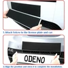 Jnnj 2 vnt. velcro numerio laikiklių rinkinys, berėmis, motociklo numerio laikiklis, berėmis, nematomas numerio laikiklis su velcro, numerio laikiklis bet kuriam automobiliui