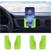 Jnnj 2 x lipnus mobiliojo telefono sieninis laikiklis, lipnus sieninis laikiklis, mobiliojo telefono įkroviklio laikiklis, automobilinis mobiliojo telefono laikiklis, suderinamas su visais mobiliaisiais telefonais (žalias)