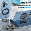 Jnnj magnetinis telefono laikiklis, dviejų galvučių automobilinis, 360° pasukamas magnetinis telefono laikiklis, sulankstomas telefono laikiklis, automobilinis, universalūs vidaus aksesuarai, dekoracija prietaisų skydeliui (sidabrinis)