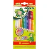 Jolly superstick crazy spalvinimo pieštukai, 24 spalvos su 12 spalvinimo pieštukų, atsparūs vaikams ir dūžiams, netoksiški, ypač storas šerdelė, 12 pieštukų kartoninėje dėžutėje (2 vnt. pakuotė)