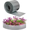 Joneshousedeco 6m galvanizuotas metalinis sodo vejos bortelių rulonas, skirtas sodo augalų apvadams, banguotas, H15cm