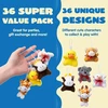 Joyin 36 dalių mini pliušinių žaislų rinkinys vaikams (po 7,62 cm), mini pliušiniai žaislai, smulkūs pliušiniai gyvūnai vakarėlių maišeliams, vaikų gimtadieniui, smulkios dovanėlės vaikams, mini minkšti žaislai berniukams ir mergaitėms