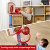 Joyin vaikiškas krepšinio lankas, mini krepšinio lankas, lauko, vidaus su stovu, reguliuojamas aukštis 75–105 cm, vidaus krepšinio lankas kambariui, žaislas, berniukams ir mergaitėms, 3 4 5 6 7 8 metų