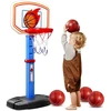 Joyin vaikiškas krepšinio lankas, mini krepšinio lankas, lauko, vidaus su stovu, reguliuojamas aukštis 75–105 cm, vidaus krepšinio lankas kambariui, žaislas, berniukams ir mergaitėms, 3 4 5 6 7 8 metų