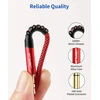 Jsaux 3.5mm į 6.35mm Stereo Garso Kabelis, 1.2m, Nailoninis Pynimas
