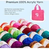 Jumblcrafts nėrimo rinkinys pradedantiesiems: aukščiausios kokybės rinkinį sudaro 24 akrilo siūlų kamuoliukai, 9 nėrimo vąšeliai, 6 audimo adatos ir dar daugiau – nėrimo rinkinys pradedantiesiems ir ekspertams