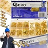 Jungtys, antgaliai, kabelių kilpos, elektrinės, automobilių rinkinys 450 vnt.