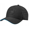 Juoda kepuraitė su snapeliu su istorinėmis žvaigždutėmis Mercedes Benz
