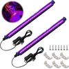 Juoda šviesa Uv 5 W, 2 vnt. Usb juodos šviesos lempų rinkinys, nešiojama juoda šviesa Led, 48 Led juodos šviesos juosta, juodos šviesos Led juosta diskotekai, Helovino dekoracija, vakarėlio reikmenys, scenos apšvietimas