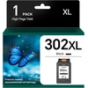 Juodas 302 Xl rašalo kasetės pakeitimas Hp spausdintuvams