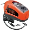 Juodas+decker Kompresorius Asi300 11 barų/160 Psi oro siurblys, skaitmeninis slėgio reguliavimas, kabelių skyriai, apšviesta skalė, 3 vožtuvų priedai, reguliavimo žiedas barų skaičiui, automatinis išjungimas