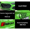 Juodi Q3 žiedai priekyje ir gale + Rsq3 gale Abs blizgus