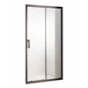 Juodos stumdomos durys 90 cm, reguliuojamos 89-92 cm