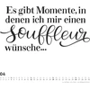 Juokingos citatos Quadrat 2026 – Typo-kalender – kvadratinis formatas 23 x 23 cm – 12 mėnesio lapų su tipografija