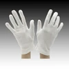 Jyc Creative 6 poros universalios pirštinės medvilninės pirštinės ergonomiškos pirštinės namams, sodui, vairavimui, aptarnavimo darbams (26 cm, 6 vnt., baltos)