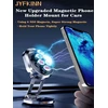 Jyfkinn magnetinis telefono laikiklis automobiliui, patobulintas dvigubo sluoksnio sulankstomas magnetinis telefono laikiklis automobiliui su lipniu pagrindu, universalus 360° pasukamas telefono laikiklis automobiliui, suderinamas su visais