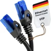 Kabeldirekt 5m tinklo kabelis Ethernet Lan Cat 6, mėlynas