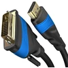 Kabeldirekt hdmi į dvi 24+1 adapterio kabelis (1080p full hd 3d highspeed) - top series 1,5 m
