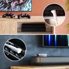 Kabeldirekt Toslink 90° kampu optinis audio kabelis, baltas - 3m - šviesolaidinis kabelis soundbar'ui (toslink į Toslink, skaitmeninis S/pdif kabelis, Hifi/stiprintuvas, namų kinas, XBOX One/ps4)