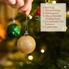 Kaheign 30 x kalėdiniai burbulai, 6 cm dideli nedūžtantys kalėdiniai burbulai kabinimui su 2 x 16 cm snaigių ornamentais kalėdinei eglutei, kalėdinio vakarėlio dekoracija
