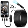 Kaiweets Inspekcinė kamera 1920p Hd su dvigubu objektyvu Ip67 5m kabelis Led