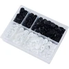 Kam snaps starter set t5 100 rinkinys spaudžių juoda balta graži plastikinė dėžutė