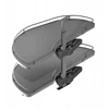 Kampinis krepšys Nerka Dolphin Ii Kairinis, Soft Close, fasadas 450mm - antracitas