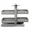 Kampinis virtuvės mechanizmas "magic Corner" Mc-03, 90 cm, pilnas dugnas, antracitas
