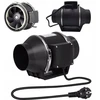 Kanalinis ištraukiamasis ventiliatorius 100mm tylus plastikinis patvarus 30w 220m3/h