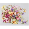 Kanvos rinkinys kryželiu siuvinėti Pansy Bouqet 21x15 cm
