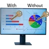 Automagnetola Kapsolo 9h anti-glare ekrano apsauga, skirta iiyama Prolite T2735msc-b2
