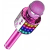 Karaoke Bluetooth mikrofonas su garsiakalbiu, rožinis