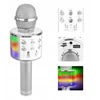 Karaoke mikrofonas su Bt garsiakalbiu Mp3 Rec Led