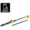 Kärcher Phg 18-45 akumuliatorinės teleskopinės gyvatvorių žirklės 18 V pjovimo ilgis 45 cm prailginimo įdėklas kampinė pjovimo galvutė maksimali galia 250–500 m be akumuliatoriaus