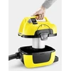 Kärcher universalus dulkių siurblys Wd 1 Compact Baterija (galia: 230 W, konteinerio talpa: 17 litrų, pūtimo funkcija, priedų laikymas, siurbimas nekeičiant filtro, kompaktiškas dizainas, be akumuliatoriaus)