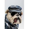 Kare Design taupyklė Punk Dog, įvairiaspalvė, rankų darbo, unikali, dekoratyvinė figūrėlė svetainei, kiaulė taupyklė, vaikams ir suaugusiems, modernaus dizaino, 22 x 19 x 16 cm (a x P x G)