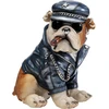 Kare Design taupyklė Punk Dog, įvairiaspalvė, rankų darbo, unikali, dekoratyvinė figūrėlė svetainei, kiaulė taupyklė, vaikams ir suaugusiems, modernaus dizaino, 22 x 19 x 16 cm (a x P x G)