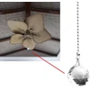 Ventiliatorius Kare & Kind Krištolinio rutulio lubų ventiliatoriaus ir šviestuvo traukimo grandinėlės - 2 x Krištolinio rutulio traukimo grandinėlių rinkinys - Elegantiškas krištolinis rutulys su 1 m traukimo grandinėle