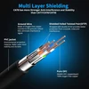 Kasimo Cat8 tinklo kabelis 40 gbps lan kabelis itin greitas lankstus ir tvirtas su paauksuotu rj45