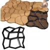 Katės galvos formos trinkelių forma akmuo 43x43cm betonui takas