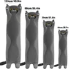 Katės pliušinis žaislas 70 cm minkštas katės pliušinis žaislas pagalvėlė katės kimštinis žaislas mieli žaislai vaikams merginai pagalvėlė žaislas dovanos gimtadieniui kalėdoms valentino dienai (pilkas, 70 cm)