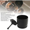 Kavos dozavimo puodelis 58 mm dozavimo žiedas presas aliuminio lydinio espresso dozavimo puodelis kavos portafiltrui (juodas 58 mm)