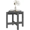 Kavos staliukas, pilkas, 52,5x45cm, pušies medienos masyvas