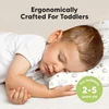 Keababies vaikiška pagalvė su pagalvės užvalkalu - 51 x 35 cm vaikiška pagalvė nuo 2 metų, skalbiama vaikiška pagalvė, minkšta organinė vaikiška pagalvė, vaikiška pagalvė miegui, didelė vaikiška pagalvė