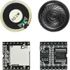 Vaizdo grotuvas Keeyees Mini Mp3 grotuvas Dfplayer modulis su metaliniu korpusu apvalus garsiakalbis 2w 8ohm skirtas "pasidaryk pats", suderinamas su Arduino