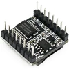 Vaizdo grotuvas Keeyees Mini Mp3 grotuvas Dfplayer modulis su metaliniu korpusu apvalus garsiakalbis 2w 8ohm skirtas "pasidaryk pats", suderinamas su Arduino