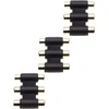 Keple Cinch jungtis, 3x Rca audio adapteris, moteriška-moteriška Rca, triguba jungtis su auksu dengtais kontaktais (3 vnt.)