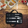 Kepsninės įrankių rinkinys, tvirti bbq grilio įrankiai, bbq įrankių grilio rinkinys 3 dalių